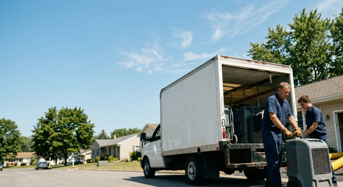 Water Damage Cleanup in Mahomet, IL near me